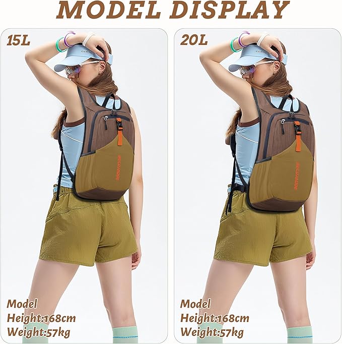 BECOJADDE 20L Small Hiking Backpack - Image 5