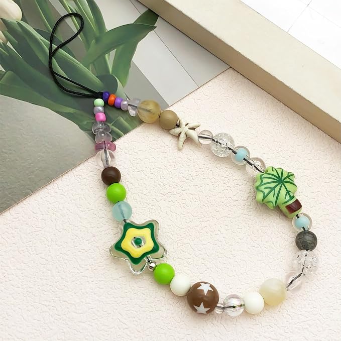 Beaded Camera Wrist Strap Cute Digital Camera Charm Lanyard Phone Chain - Image 6