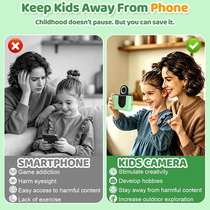 Makolle Kids Camera, Birthday Gifts - Image 2