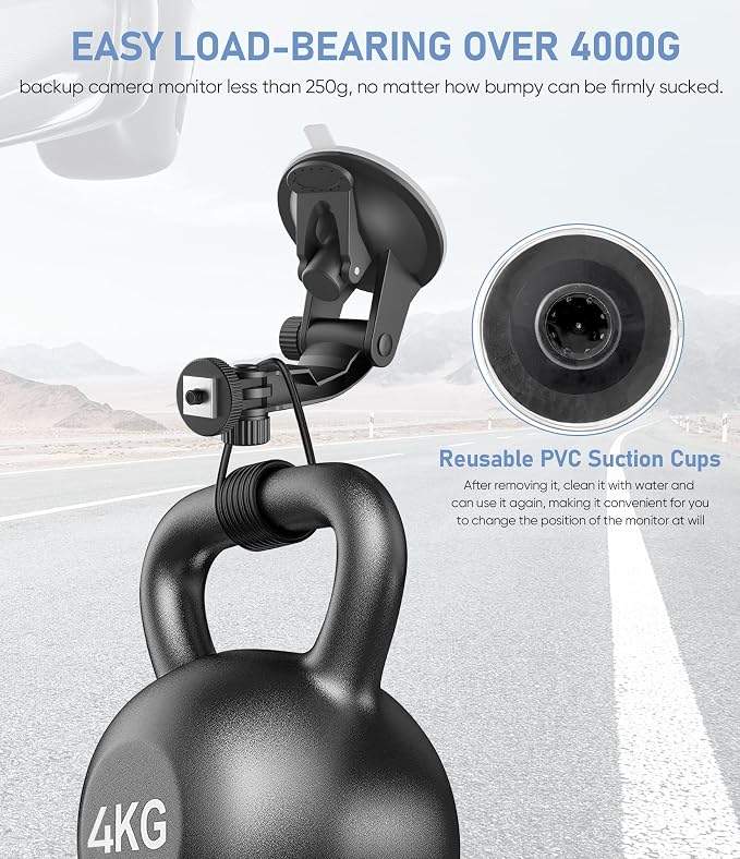 PixelMan Large Dual Suction Cup Backup Camera Mount - Image 2