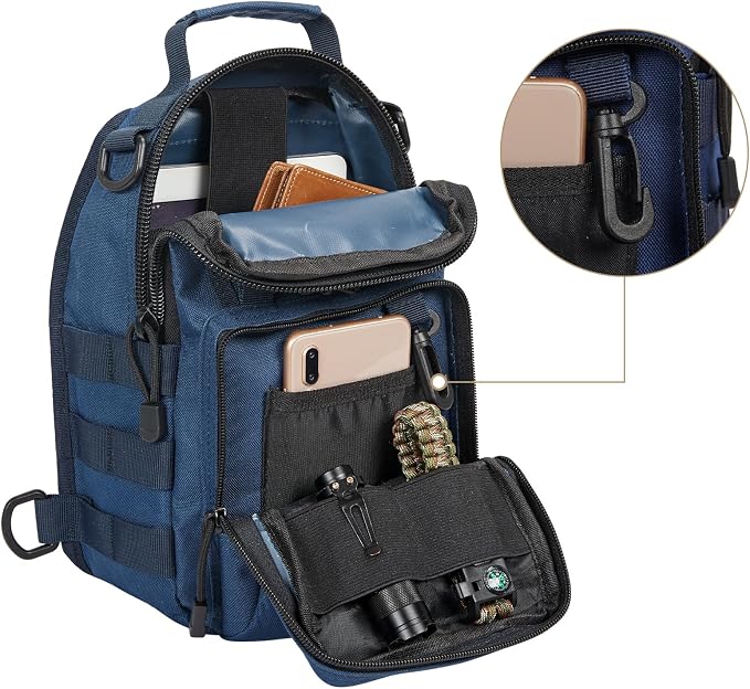 G4Free Outdoor Tactical Bag Backpack, Military Sport Bag Pack Sling Shoulder - Image 3