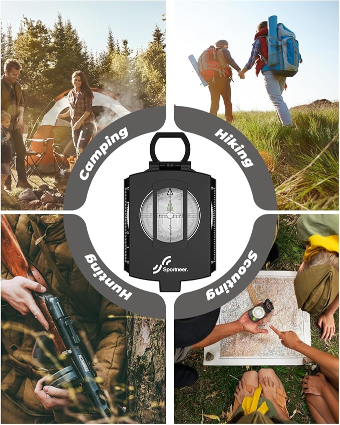 Sportneer Compass: Accurate Durable Lightweight Orienteering Compass - Image 8