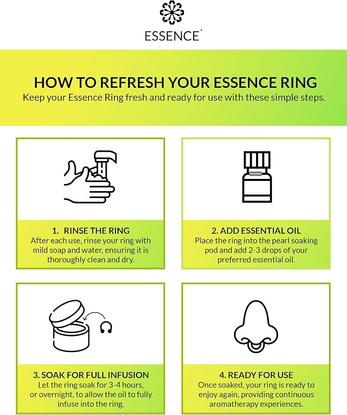 Essence Wearable Aromatherapy Nasal Diffuser – Lemon-Lime Essential Oil Nose - Image 5