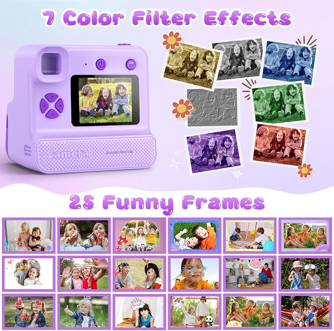 Kids Camera Instant Print, Christams Birthday Gifts - Image 4