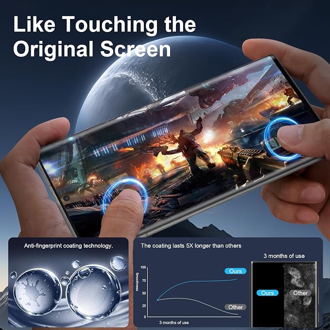 for Samsung Galaxy S22 Ultra Screen Protector 5G, Ultrasonic Fingerprint - Image 7