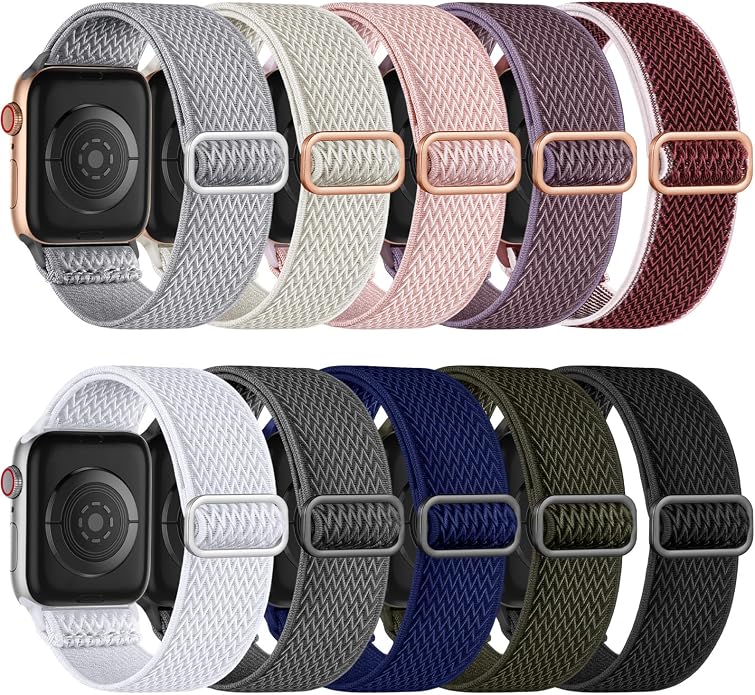 Maledan 10 Pack Stretchy Solo Loop Compatible by Maledan