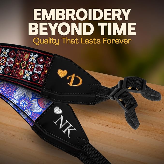 Art Tribute Custom Camera Strap Hendrix Design - Image 6