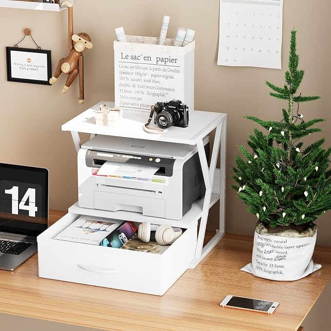 aboxoo Printer Stand for Desk - Image 4