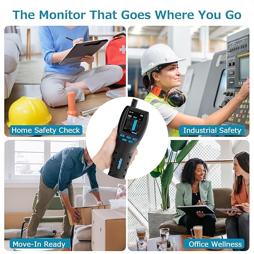 Air Quality Monitor CF-60PP WiFi PM2.5 PM10 TVOC Pollen AQI Tester - Image 9