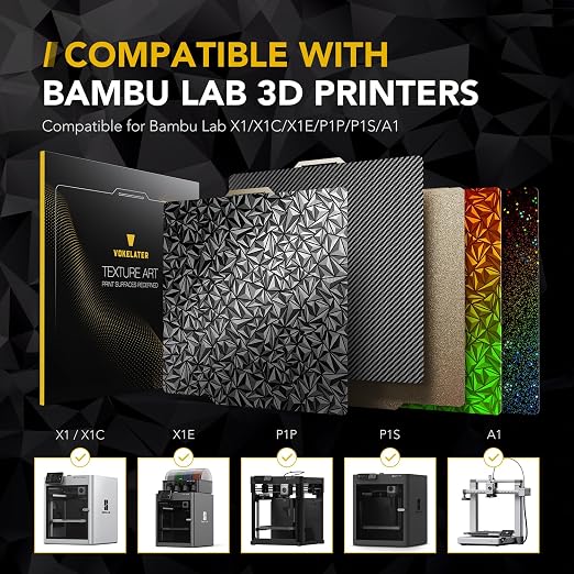 3D Printer Build Plate for Bambu Lab X2D P2S X1 X1C X1E P1P P1S A1, 3D Printer - Image 6