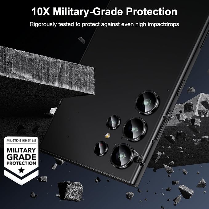 WSKEN for Samsung Galaxy S24 Ultra Camera Lens Protector, Ultra Thin Scratch - Image 4