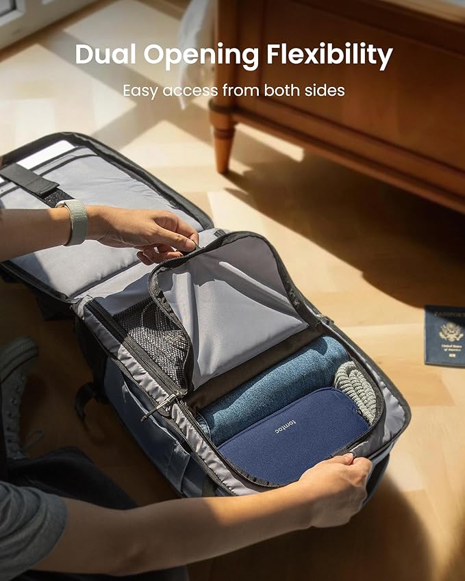 tomtoc Travel Backpack 28L, TSA Friendly Flight Approved Carry-on Luggage - Image 6