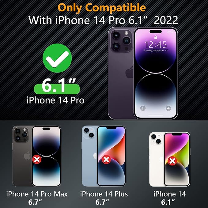 Fotbor for iPhone 14 Pro Screen Protector - Image 2