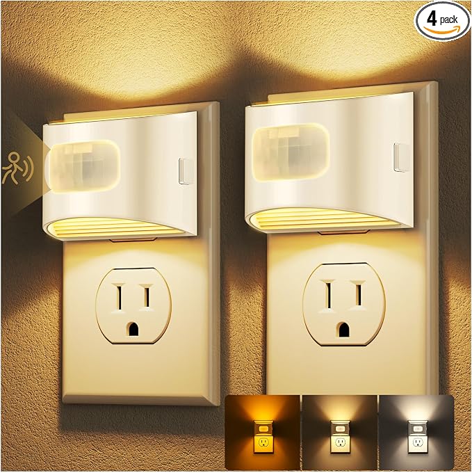 DORESshop LED Night Light, Night Lights Plug into Wall, 3 Color Temperatures by DORESshop