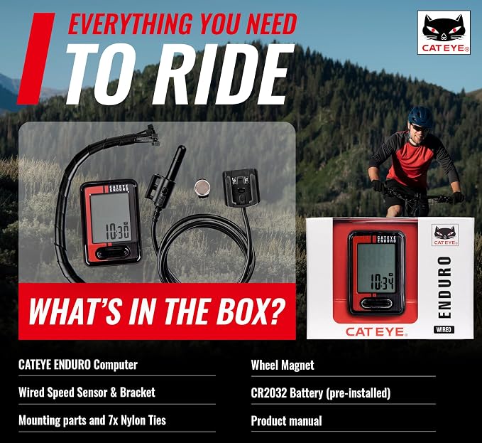 CATEYE Wired Bike Computer – Entry-Level Speedometer and Odometer, Auto - Image 9