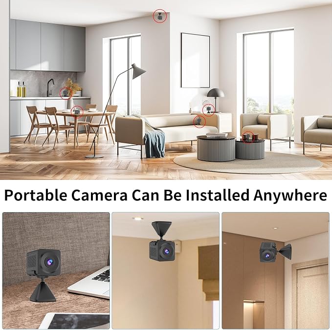 VSTARCAM 2K Security Camera, Built-in Battery, Low-Light Full-Color Night Vision - Image 8