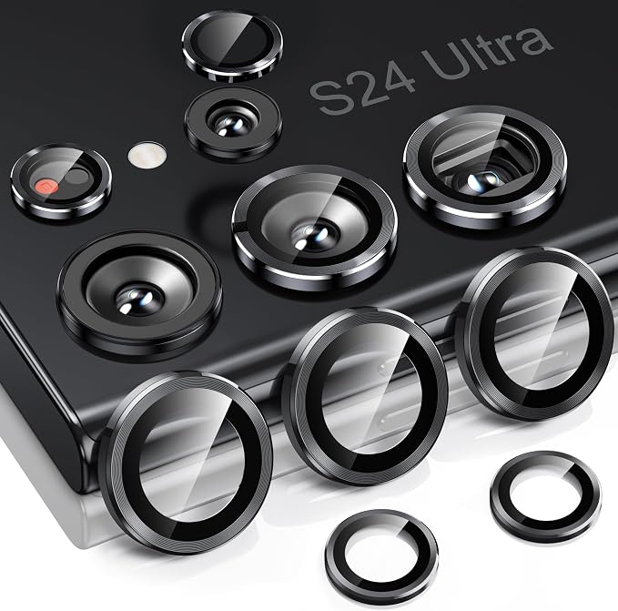 Hoerrye for Samsung Galaxy S24 Ultra Camera Lens Protector, Case-Friendly by Hoerrye