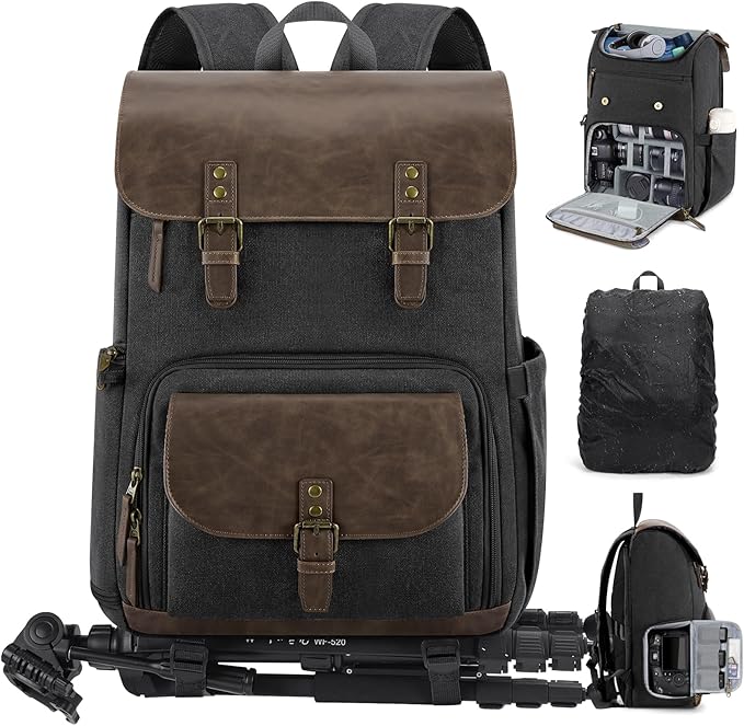 RAINSMORE Camera Bag Professional by RAINSMORE