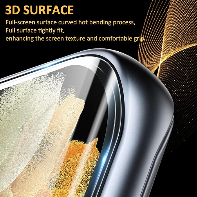 V-PORYADKU 2 Pack for Samsung Galaxy S21 Ultra Screen Protector + 2 Pack Camera - Image 5