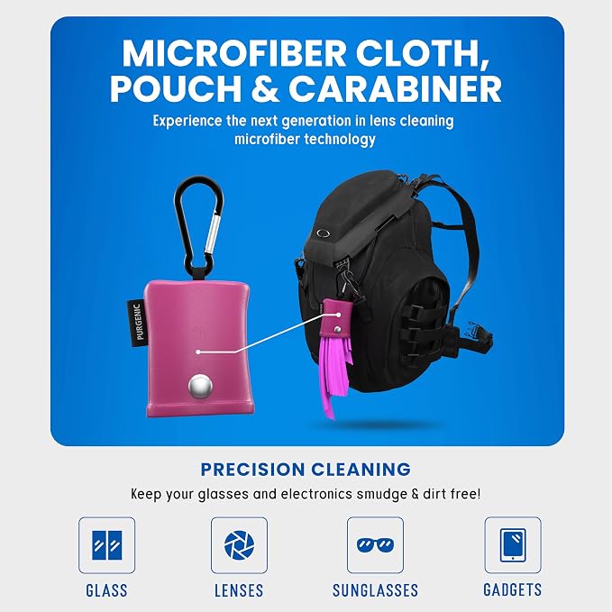 Microfiber Cloth & Glasses Wipes Lens & Glasses Cleaning Cloth - Image 3