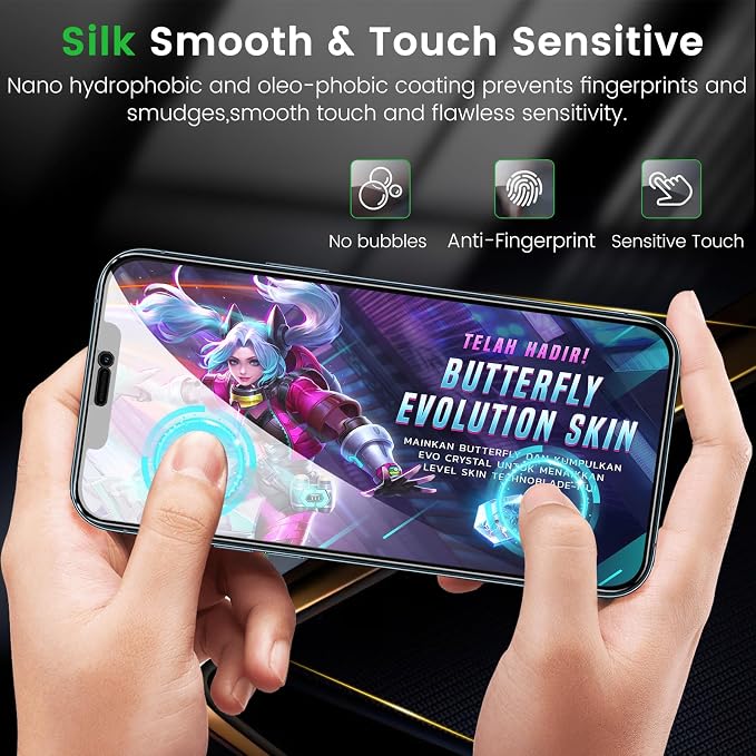 Romkasi 3 Pack Privacy Screen Protector - Image 8