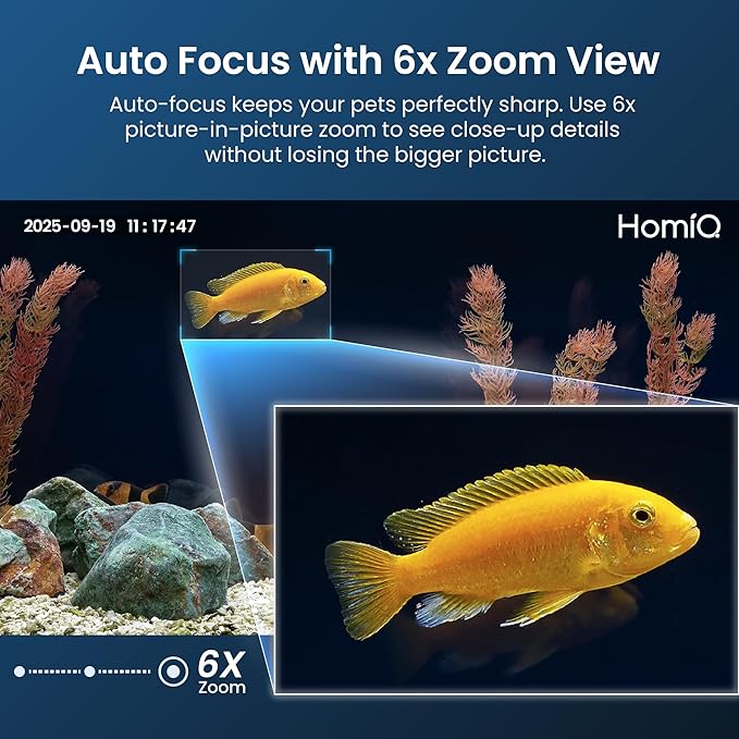 3MP 2K Aquarium & Terrarium Pet Camera.Install &Close-Focus Lens - Image 3