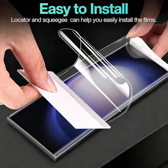Screen Protector for Samsung Galaxy S23 Ultra Flexible TPU Film 3D Curved Full - Image 7