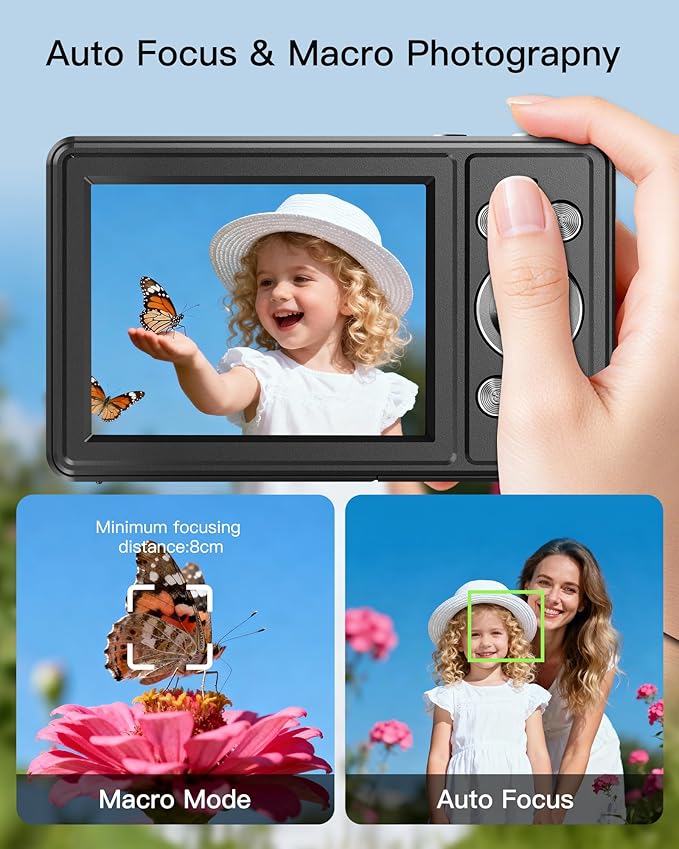 Digital Camera, FHD 1080P Point and Shoot Camera - Image 3