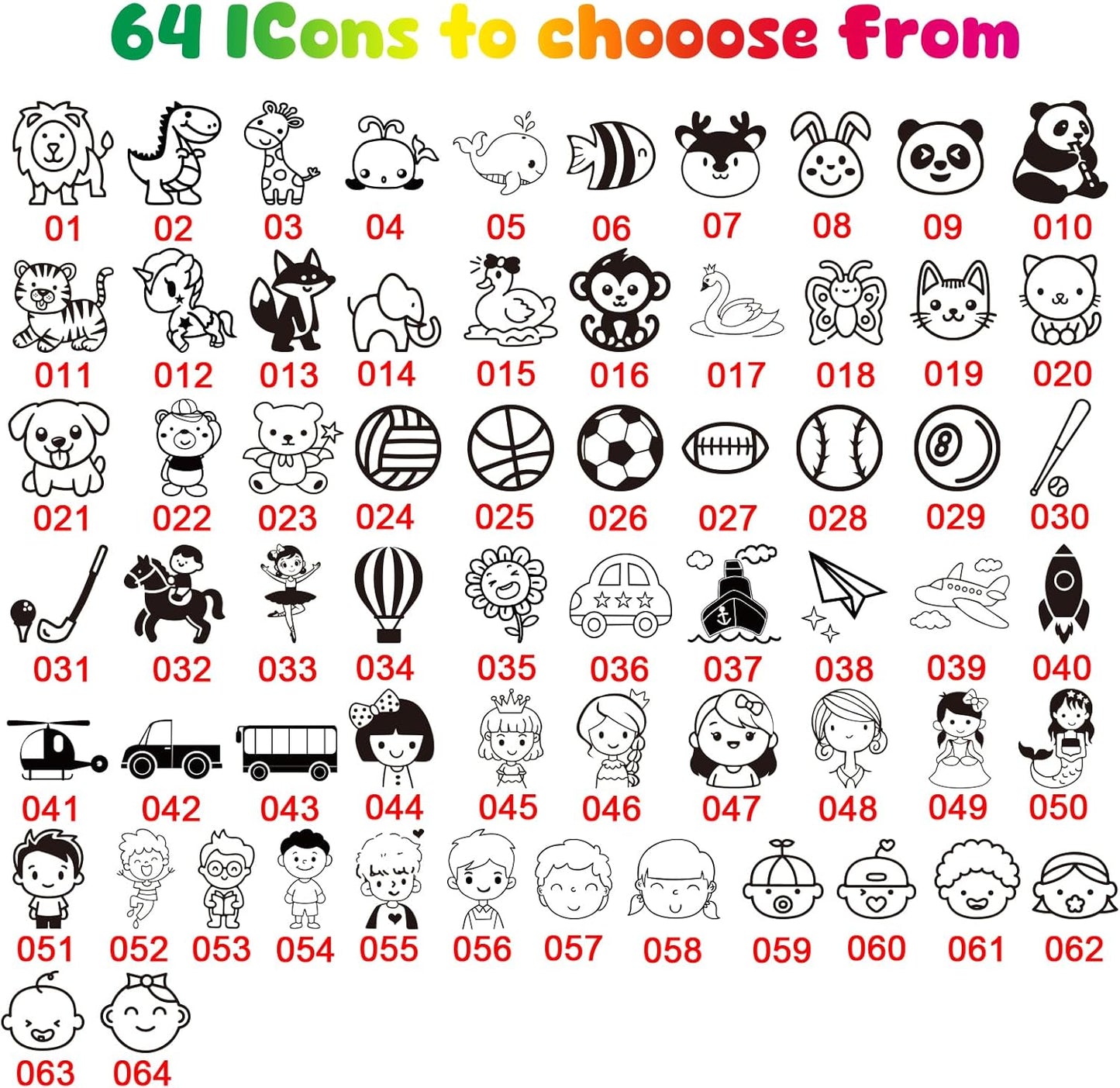 Personalized Name Stamp for Clothing Kids Waterproof Childrens Name Stamp for Clothes Stamp for Children (Single Color)