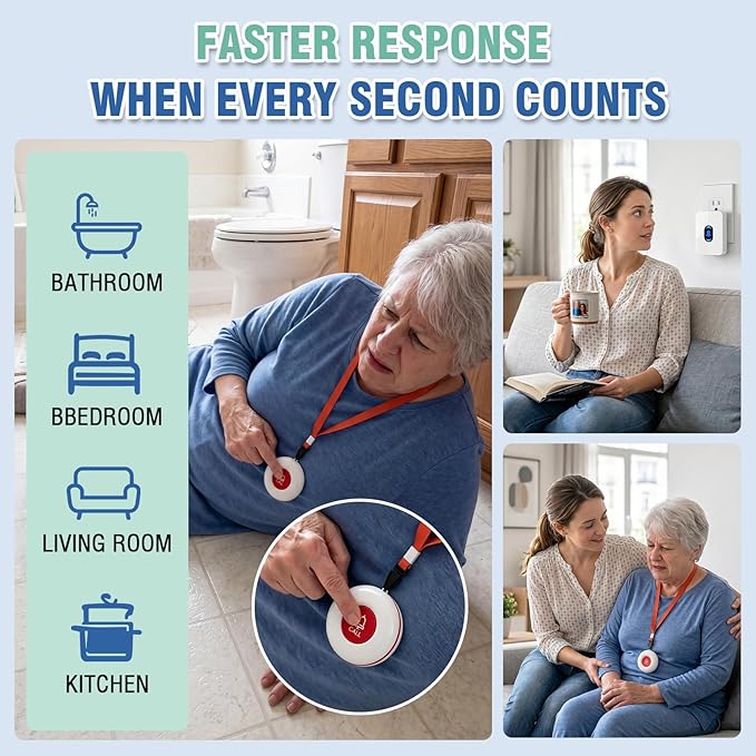 Daytech Wireless Caregiver Pager Call Button - Image 4