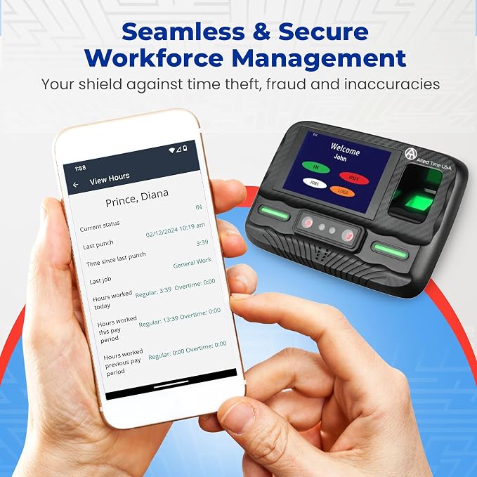 Biometric Time Clock for Employees Attendance - Image 6