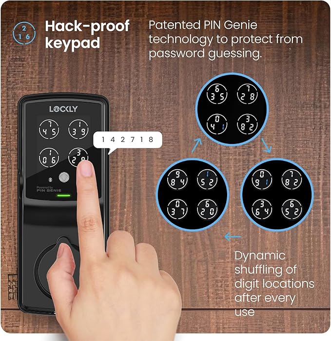 Lockly Secure Pro Wi-Fi Smart Door Lock, Keyless Entry - Image 3