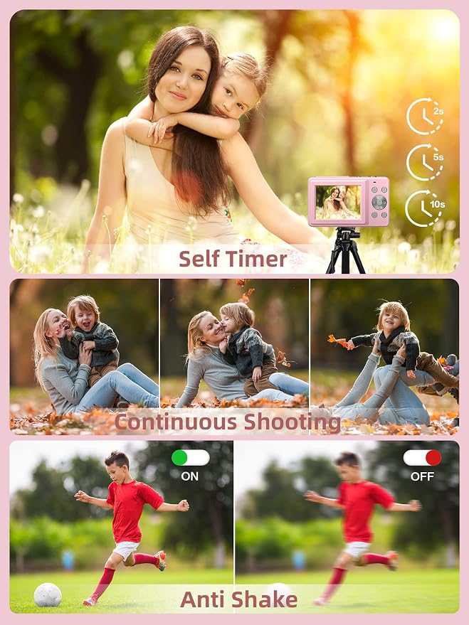 Digital Camera, FHD 1080P Digital Point and Shoot Camera - Image 5