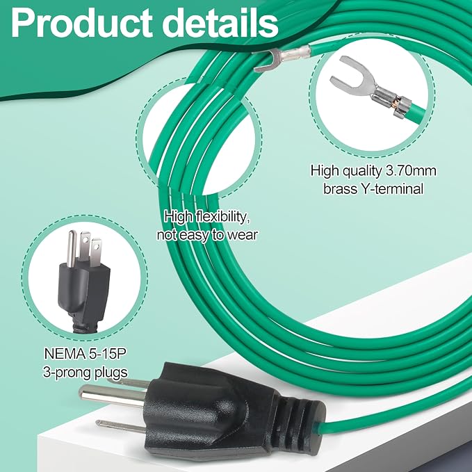 Grounding Plug Wire for Shielded Ethernet Patch Panel Bond & Ground Extension - Image 4