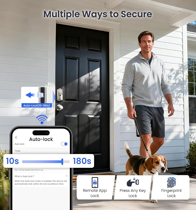 Veise VE027-K Built-in WiFi Smart Lock - Image 8