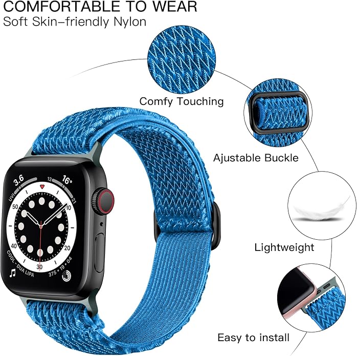 Lerobo Stretchy Nylon Solo Loop Band, Compatible - Image 2