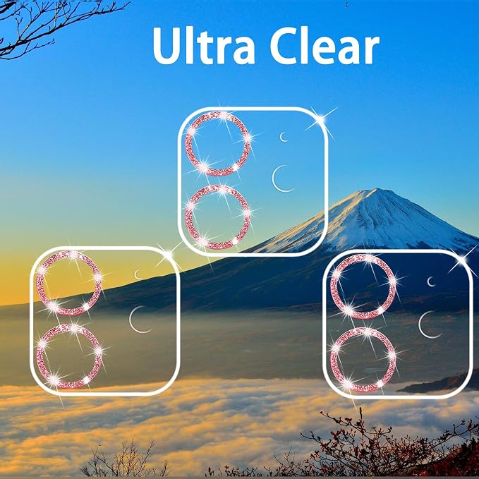 Dengduoduo 3 Pack Tempered Glass Camera Lens Protector - Image 3