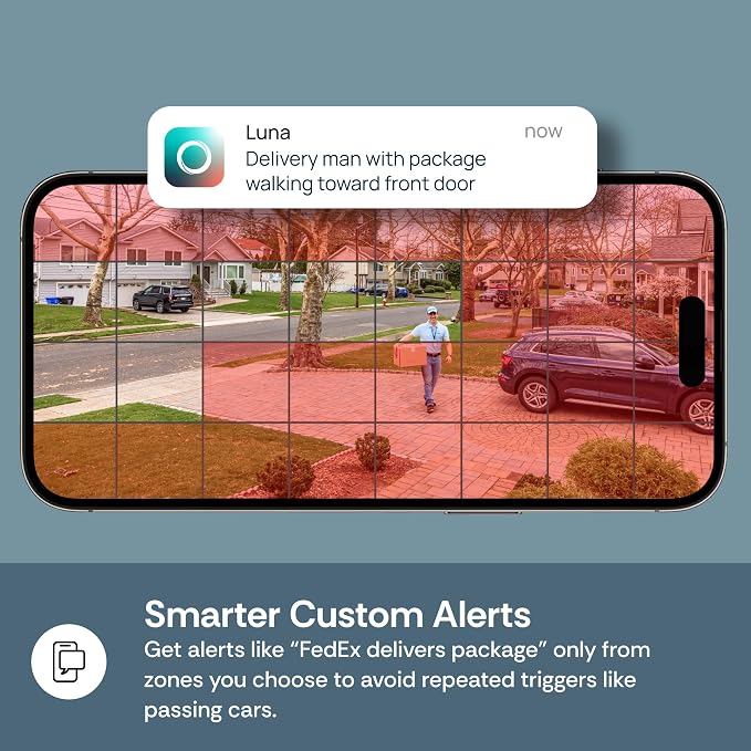 Luna Light Bulb Security Cameras Wireless Outdoor Indoor, 360° Pan Tilt - Image 4