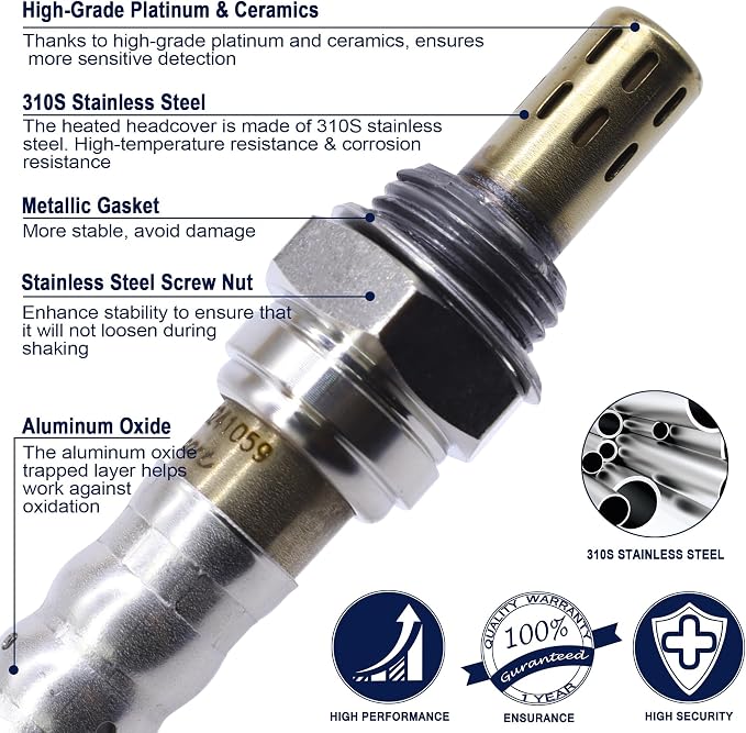 HiSport 250-241059 Heated O2 Oxygen Sensor Compatible - Image 2