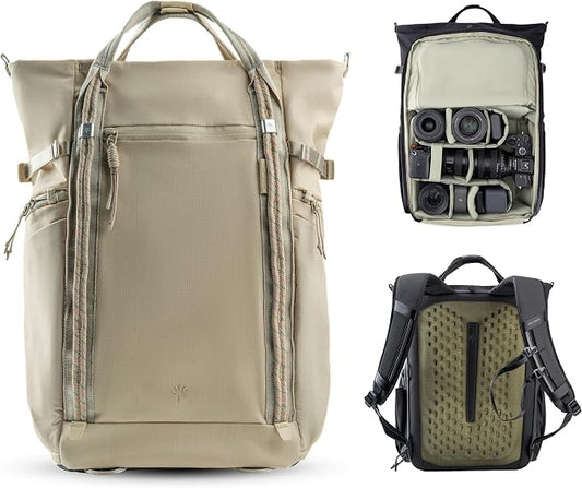 PGYTECH OneGo Roamer Tote Camera Backpack, 18L Water-Resistant Dual Carry Tote by PGYTECH-US