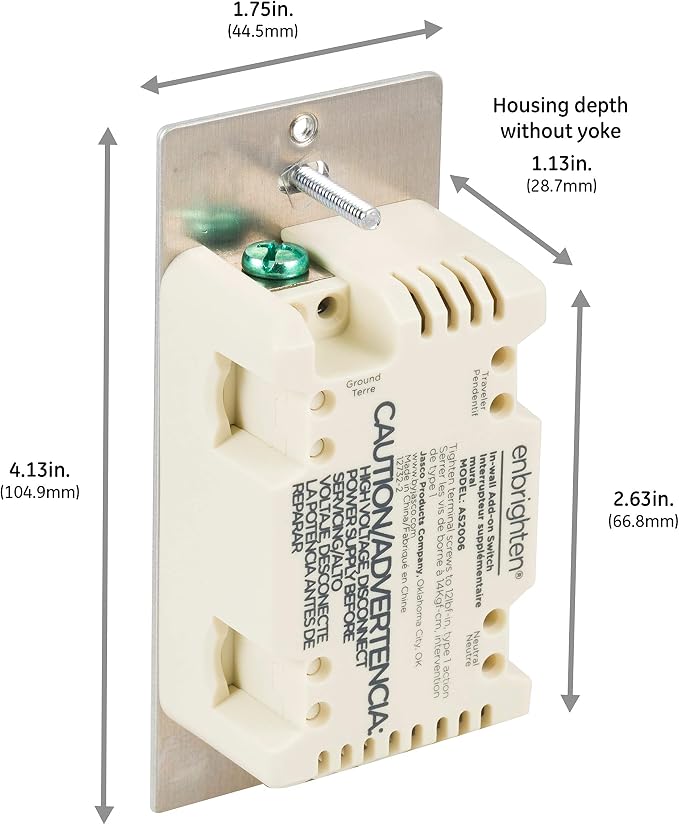 Enbrighten Add QuickFit and SimpleWire, Z-Wave/Zigbee Smart Controls, Compatible - Image 5