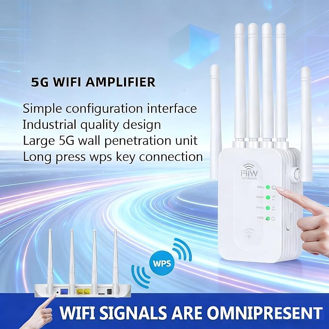 WiFi Repeater Signal Booster, 2026 Best WiFi Extender - Image 3
