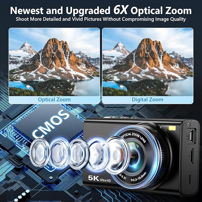 5K 96MP Digital Camera for Photography - Image 3
