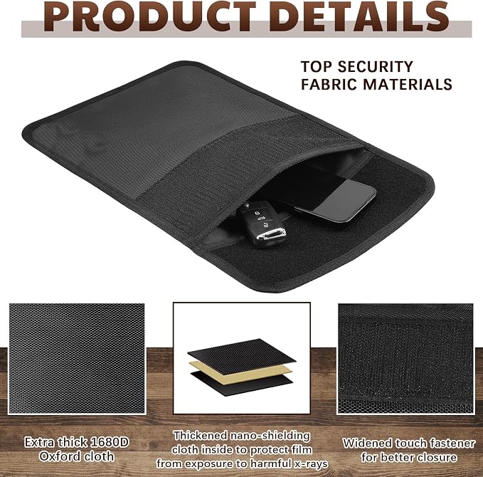 2 Pieces 711-15b Filmguard Bag Waterproof Storage Carrying Case Xray Proof Bags - Image 3