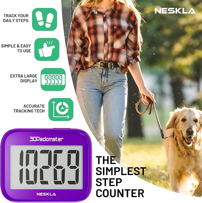 3D Pedometer for Walking, Simple Step Counter - Image 2