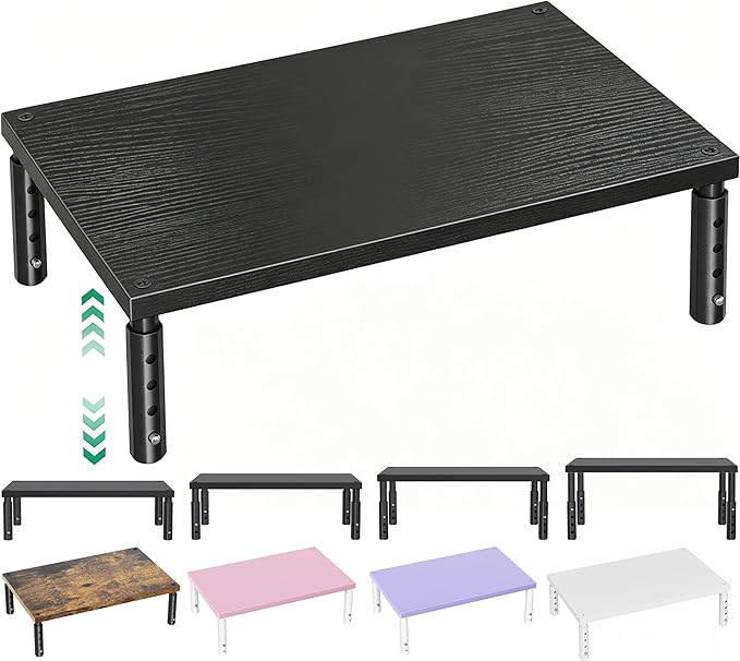 OPNICE Desk Organizers and Accessories, Adjustable Computer Monitor Stand Riser by OPNICE