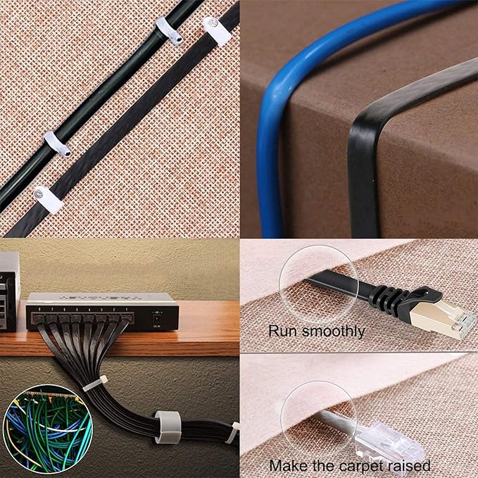 BUSOHE Cat 8 Ethernet Cable 150 FT, 40Gbps 2000MHz Cat8 High Speed Flat - Image 9