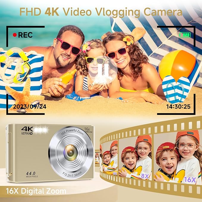 Digital Camera, 2026 FHD 4K Autofocus Digital Camera - Image 3