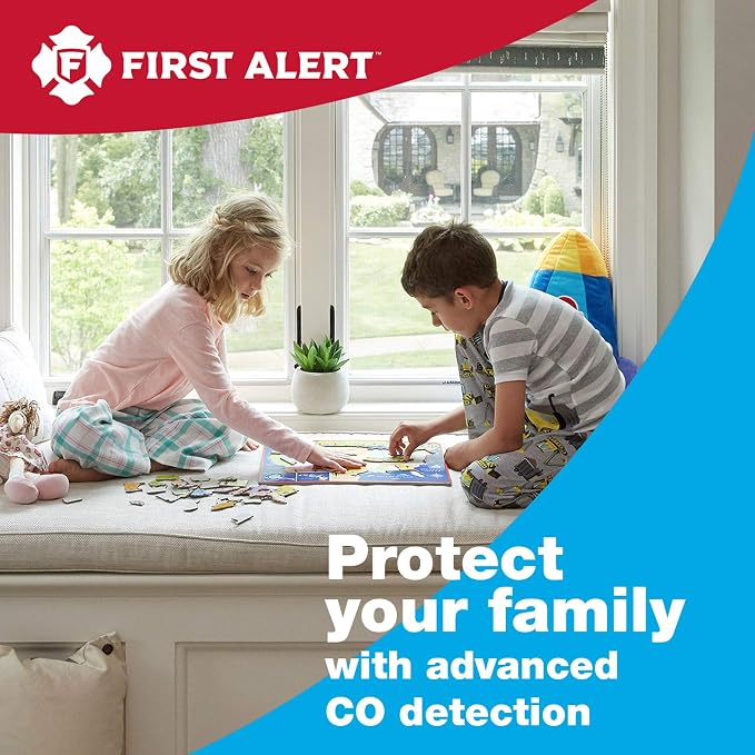 FIRST ALERT CO400-3 Carbon Monoxide Detector, Battery Operated - Image 2
