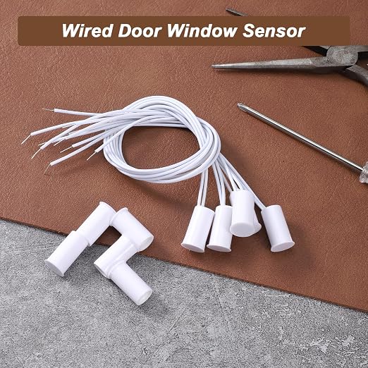 5 Sets Magnetic Door Switch RC-33 NC Recessed Wired Security Window Door Sensor - Image 6